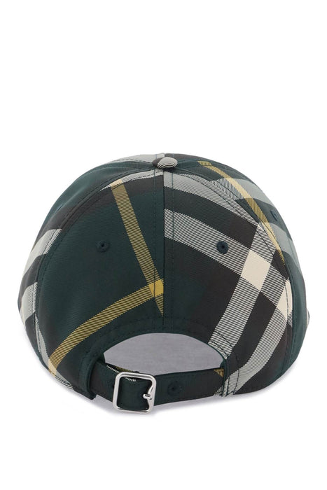 BURBERRY check baseball cap