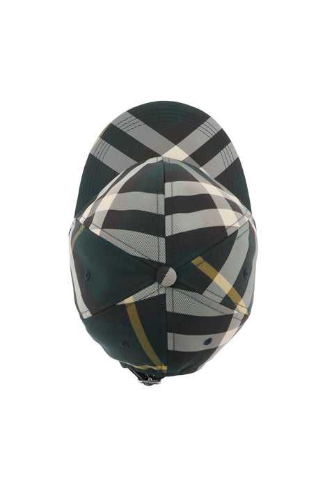 BURBERRY check baseball cap