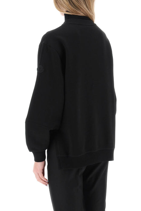 MONCLER crewneck sweatshirt with emb