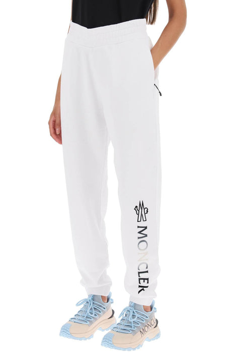MONCLER joggers with flocked logo