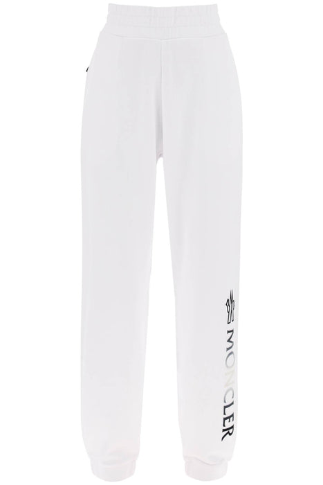 MONCLER joggers with flocked logo