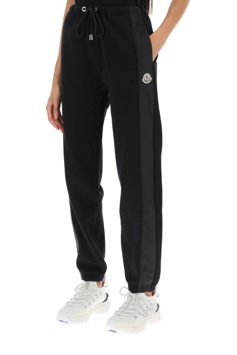 MONCLER joggers with nylon bands