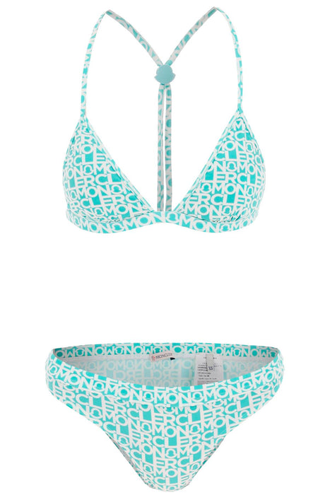 MONCLER bikini set with logo print
