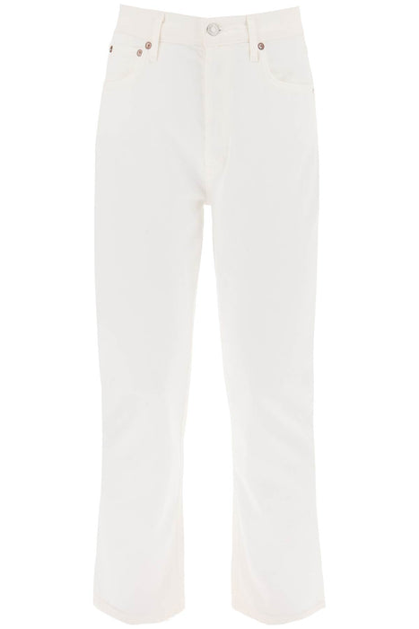 AGOLDE riley high-waisted cropped jeans