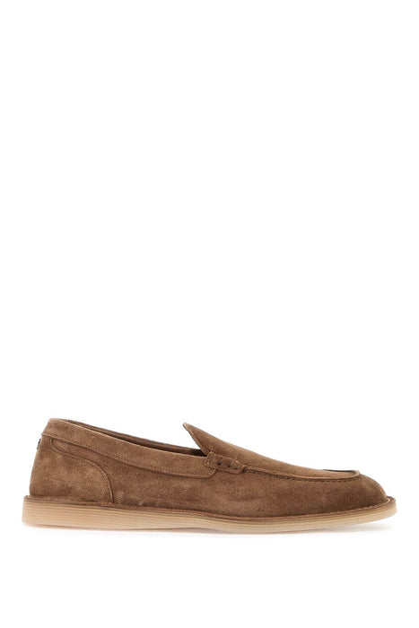 DOLCE & GABBANA suede leather moccas