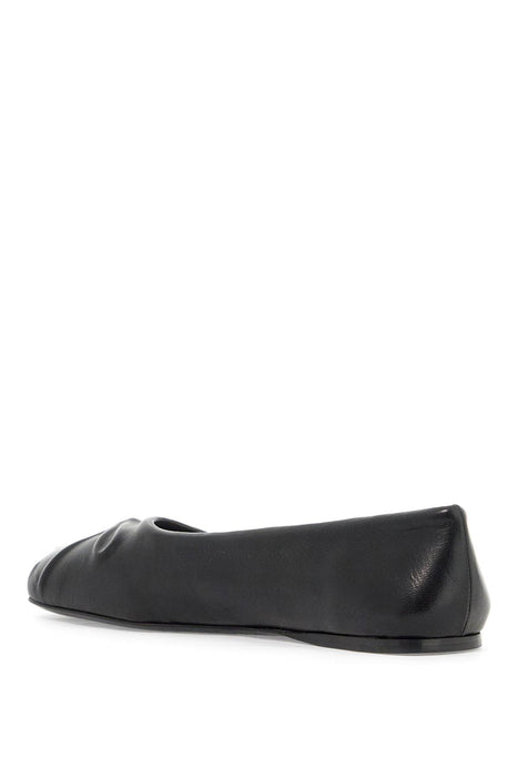 MARNI leather little bow ballerina