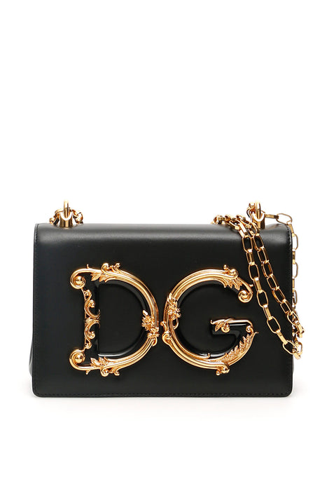 DOLCE & GABBANA nappa leather dg girls bag