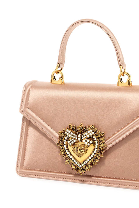 DOLCE & GABBANA satin small devotion bag