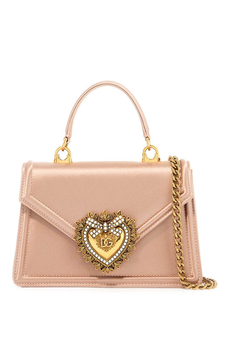 DOLCE & GABBANA satin small devotion bag