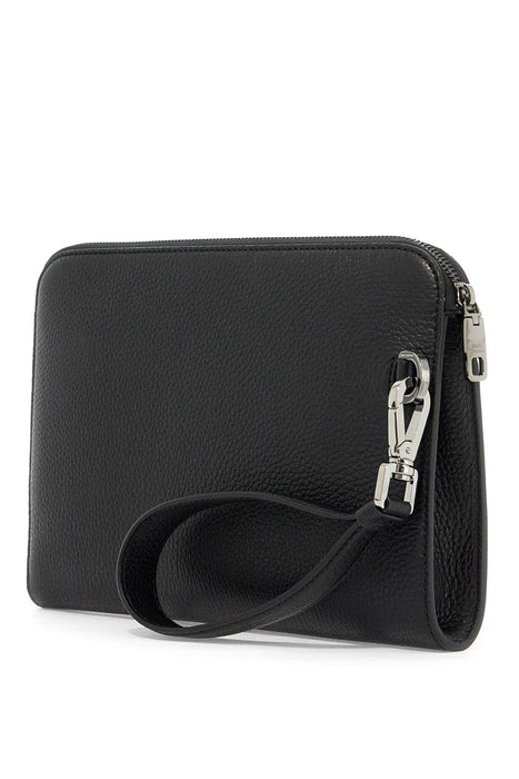 DOLCE & GABBANA "embossed leather media pouch