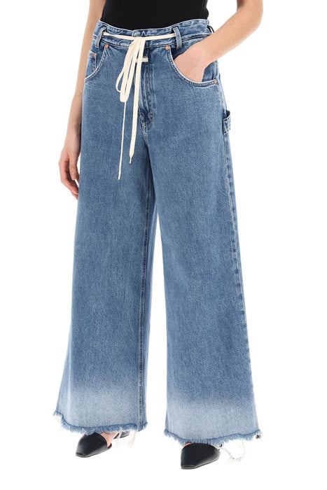 CLOSED flare morus jeans with distressed details