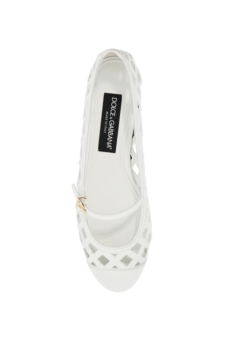 DOLCE & GABBANA 'perforated leather odette