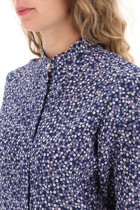 ISABEL MARANT ilda silk shirt with floral print