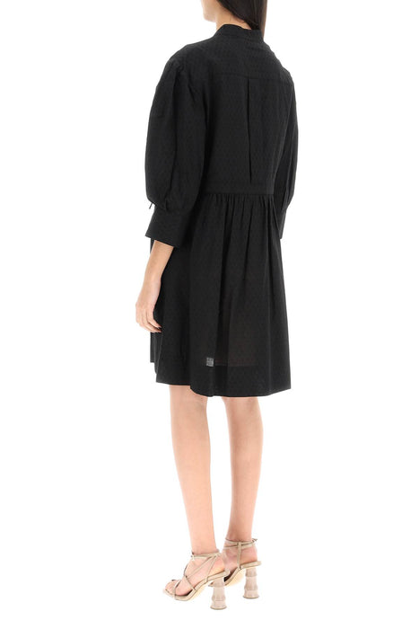 See by chloe embroidered shirt dress