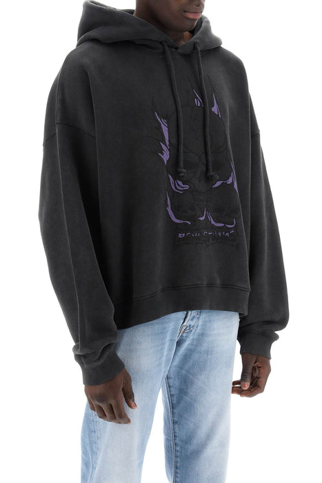 ACNE STUDIOS hooded sweatshirt with graphic print