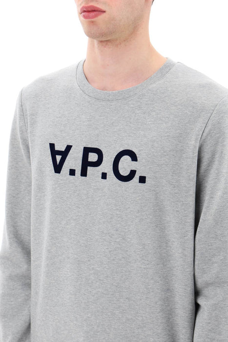 A.P.C. flock v.p.c. logo sweatshirt