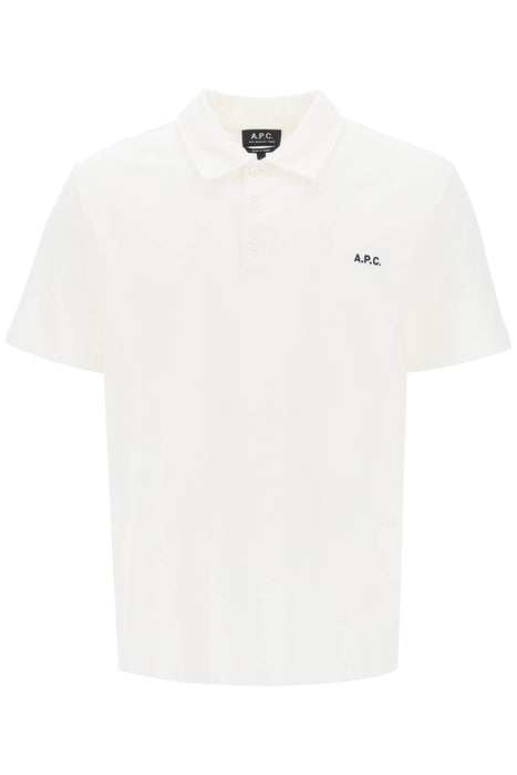A.P.C. carter polo shirt with logo embroidery