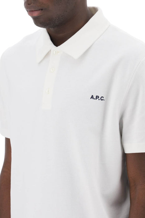 A.P.C. carter polo shirt with logo embroidery
