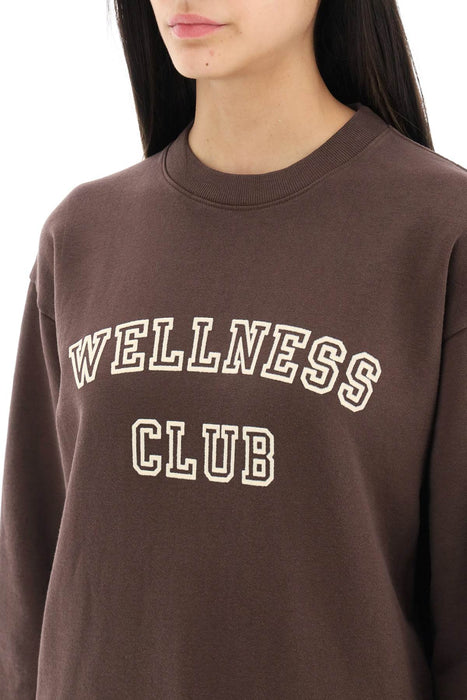 Sporty rich crew-neck sweatshirt with lettering print