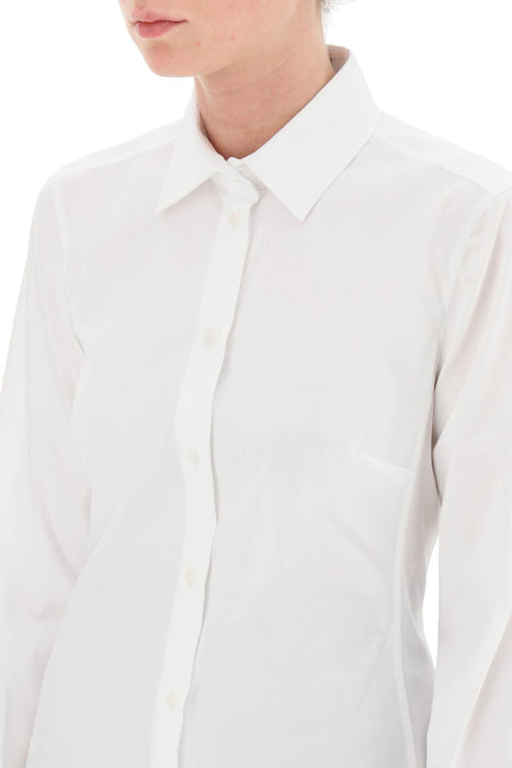 DOLCE & GABBANA slim-fit stretch poplin shirt