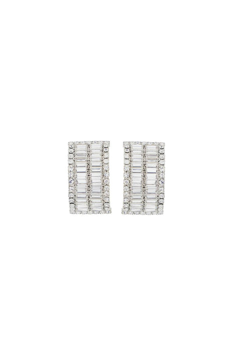 ALESSANDRA RICH clip-on earrings with crystals