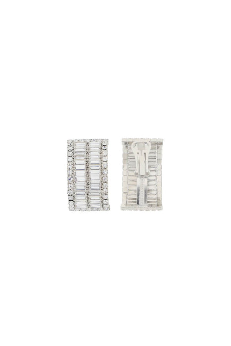 ALESSANDRA RICH clip-on earrings with crystals