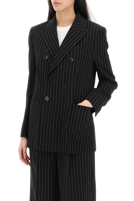 AMI ALEXANDRE MATIUSSI double-breasted pinstripe