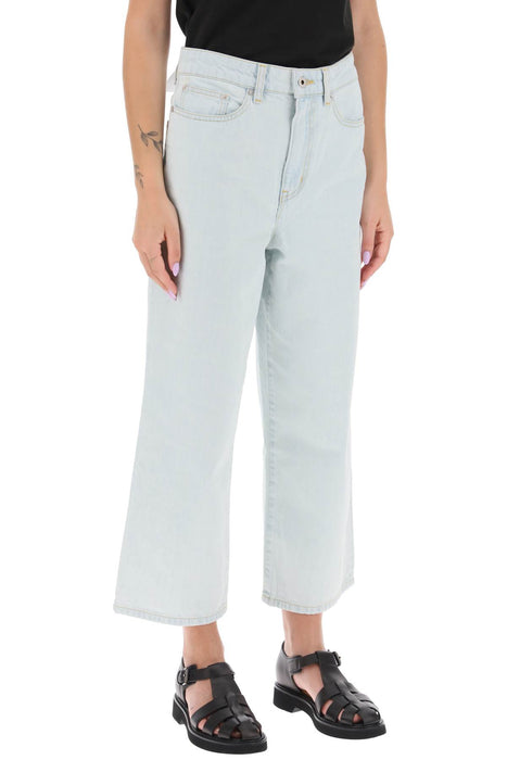 KENZO sumire' cropped jeans with wide leg
