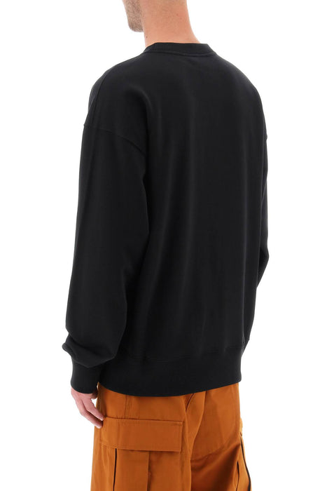 KENZO crew-neck sweatshirt with kenzo target print