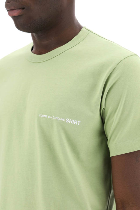 COMME DES GARCONS SHIRT logo print t-shirt