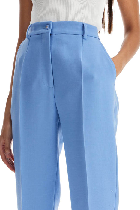 DOLCE & GABBANA wool crepe trousers for women