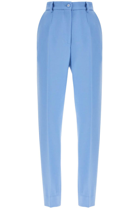 DOLCE & GABBANA wool crepe trousers for women