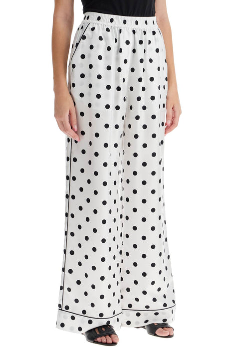 DOLCE & GABBANA silk polka dot print pajama