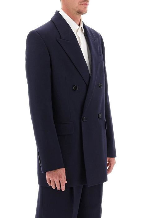AMI ALEXANDRE MATIUSSI wool serge double-breasted blazer