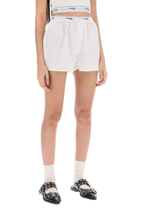 HOMME GIRLS cotton boxer shorts
