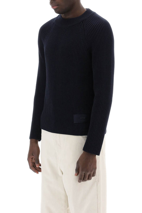 AMI ALEXANDRE MATIUSSI cotton-wool crewneck sweater