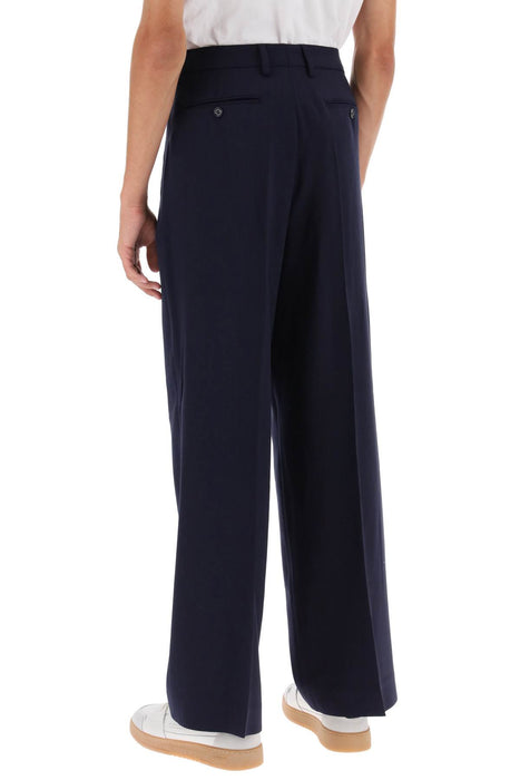 AMI ALEXANDRE MATIUSSI loose fit pants with straight cut