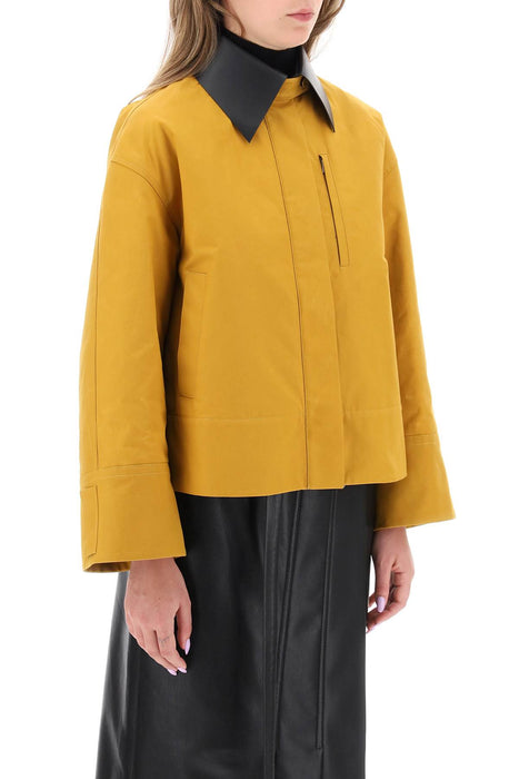 JIL SANDER jacket with leather collar