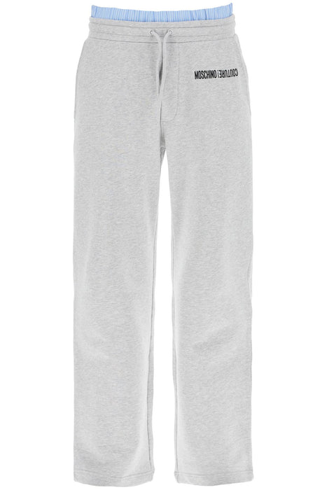 MOSCHINO jogger pants with boxer insert