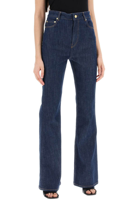 GANNI high-waisted flared jeans