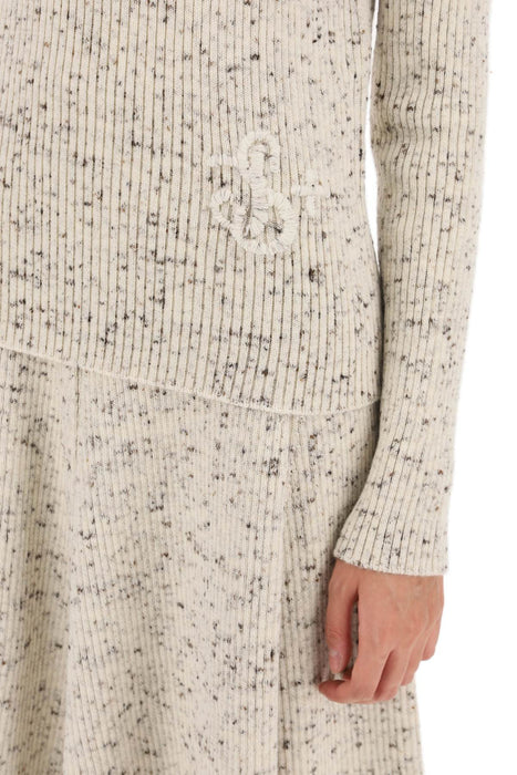 JIL SANDER speckled wool sweater