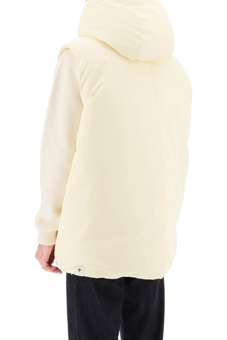 JIL SANDER oversized hooded down vest