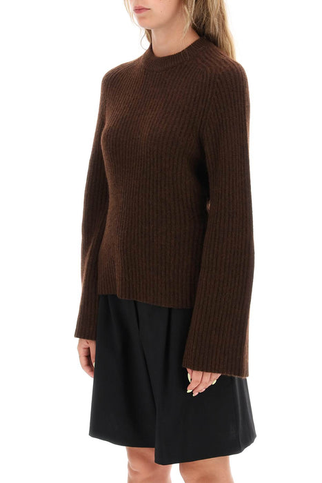 LOULOU STUDIO kota' cashmere sweater with bell sleeves