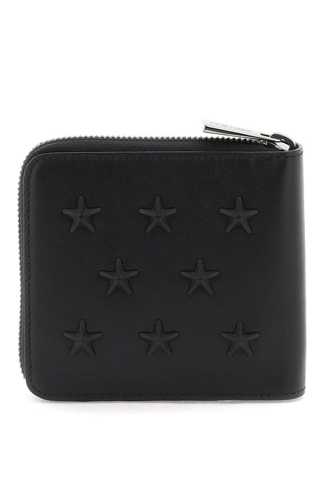 JIMMY CHOO zip-around wallet with stars