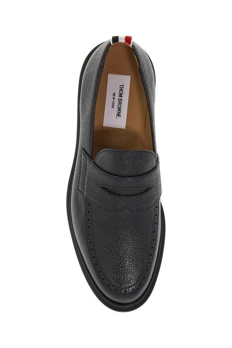 THOM BROWNE leather loafers