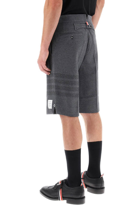 Thom browne shorts with 4-bar motif