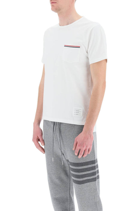 THOM BROWNE t-shirt with chest pocket