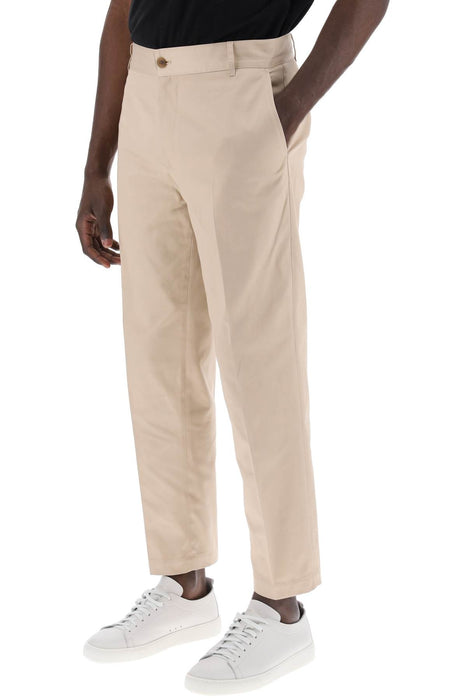 MAISON KITSUNE cotton gabardine chino pants