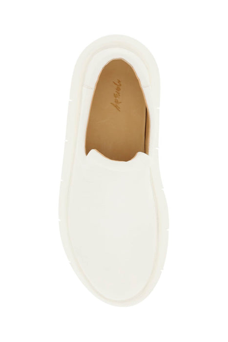 MARSELL intagliata' grained leather slip-on shoes