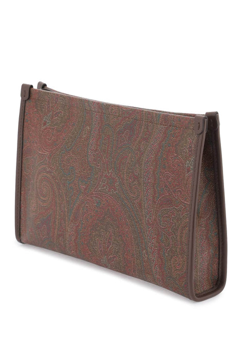 ETRO paisley pouch with embroidery